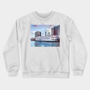 Riverboat Louis Armstrong New Orleans Louisiana Crewneck Sweatshirt